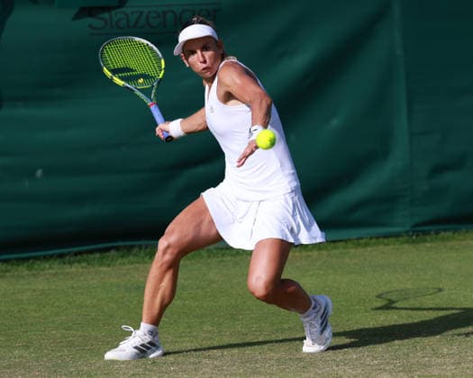 Julia Grabher (AUT), Damen Einzel, Ladies Singles, Qualifikation, Wimbledon Tennis - Wimbledon 2026 - Grand Slam ITF ATP, Tennis Herren WTA, Tennis Damen - AELTC - London - - Great Britain - 23 June 2026. *** Julia Grabher (AUT), Womens Singles, Qualifying, Wimbledon Tennis, Wimbledon 2026, Grand Slam, ITF, ATP, WTA, AELTC, London, Great Britain, June 23, 2026,detected_source_language Copyright: xJuergenxHasenkopfx