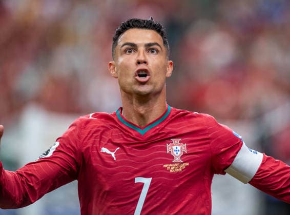 June 23, 2026: Portugal forward Cristiano Ronaldo (7) celebrates his goal during a FIFA World Cup, WM, Weltmeisterschaft, Fussball Group K match between Portugal and Uzbekistan in Houston, TX. .. CSM FIFA World Cup 2026: Portugal Vs Uzbekistan JUN 23  - ZUMAc04_ 20260623_faf_c04_025 Copyright: xTraskxSmithx