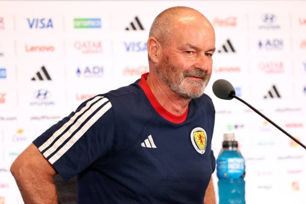 Steve Clarke, coach of Scotland during a press conference, PK, Pressekonferenz Scotland Press Conference, 2026 FIFA World Cup, WM, Weltmeisterschaft, Fussball Football, Miami Stadium, Miami, Florida, USA - 23 Jun 2026Miami Miami Stadium Florida (FL) United States of America EDITORIAL USE ONLY No use with unauthorised audio, video, data, fixture lists, club league logos or live services. Online in-match use limited to 120 images, no video emulation. No use in betting, games or single club league player publications.  Copyright: xChrisxArjoon Shutterstockx 16956019n