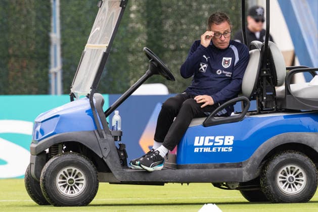 SOCCER - FIFA World Cup, WM, Weltmeisterschaft, Fussball 2026, preview SANTA BARBARA,CALIFORNIA,USA,23.JUN.26 - SOCCER - FIFA World Cup 2026, USA, Mexico, Canada, preview, OEFB, Oesterreichischer Fussball-Bund, training team AUT. Image shows head coach Ralf Rangnick (AUT).  GEPAxpictures xArminxRauthner