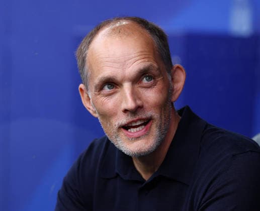 Foxborough, USA, 23rd June 2026. Thomas Tuchel coach of England during the England vs Ghana FIFA World Cup, WM, Weltmeisterschaft, Fussball match at Gillette Stadium, Foxborough. Picture credit should read: Paul Terry Sportimage EDITORIAL USE ONLY. No use with unauthorised audio, video, data, fixture lists, club league logos or live services. Online in-match use limited to 120 images, no video emulation. No use in betting, games or single club league player publications. SPI_036_PT_Eng_Ghana SPI-4840-0038