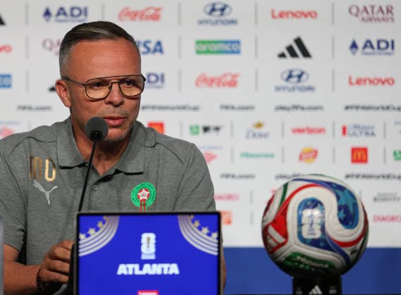 Football, 2026 FIFA World Cup, Morocco national team, press conference