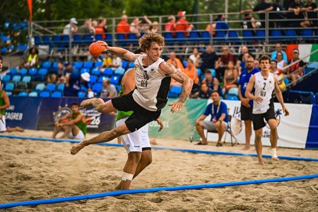 The IHF Beach Handball World Championship, WM, Weltmeisterschaft 2026 brings together the world s best men s and women s national teams to compete for the world title. The photo gallery showcases spectacular action, athletic performances, emotional moments, and the unique atmosphere of international beach handball at the highest level. Players from across the globe compete in thrilling matches on the sand, demonstrating skill, teamwork, and determination throughout the tournament. IHF Beach Handball World Championship 2026, 23.06.2026, Zagreb, Jarun See *** The 2026 IHF Beach Handball World Championship brings together the world’s best men’s and women’s national teams to compete for the world title. The photo gallery showcases spectacular action, athletic performances, emotional moments, and the unique atmosphere of international beach handball at the highest level. Players from across the globe compete in thrilling matches on the sand, demonstrating skill, teamwork, and determination throughout the tournament. IHF Beach Handball World Championship 2026, June 23, 2026, Zagreb, Jarun See,detected_source_language Copyright: xspeedshotx xDorianfrickx