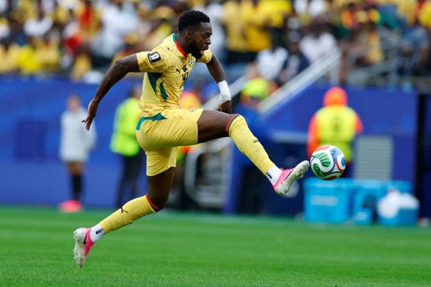 BOSTON STADIUM FOXBOROUGH MASSACHUSETTS USA 23.06.2026 FIFA MISTRZOSTWA SWIATA 2026 W PILKA NOZNA W USA MECZ GRUPA L ENGLAND I AND GHANA FIFA World Cup, WM, Weltmeisterschaft, Fussball 2026 Group L match between England and Ghana at Boston Stadium in Foxborough, Massachusetts on June 23, 2026 N Z Ghana forward Inaki Williams (19) KAMIL KRZACZYNSKI NEWSPIX.PL --- newspix.pl POLAND OUT!  KSK