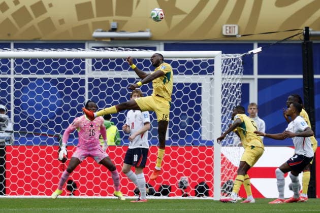 FIFA World Cup, WM, Weltmeisterschaft, Fussball 2026 - Group L - England vs Ghana Jerome Opoku of Ghana (C) in action during the FIFA World Cup 2026 group stage match England against Ghana, in Boston, Massachusetts, USA, 23 June 2026. Foxborough United States  Copyright: xGREGxM.xCOOPERx