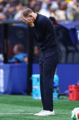 Foxborough, USA, 23rd June 2026. Thomas Tuchel coach of England during the England vs Ghana FIFA World Cup, WM, Weltmeisterschaft, Fussball match at Gillette Stadium, Foxborough. Picture credit should read: Paul Terry Sportimage EDITORIAL USE ONLY. No use with unauthorised audio, video, data, fixture lists, club league logos or live services. Online in-match use limited to 120 images, no video emulation. No use in betting, games or single club league player publications. SPI_062_PT_Eng_Ghana SPI-4840-0068