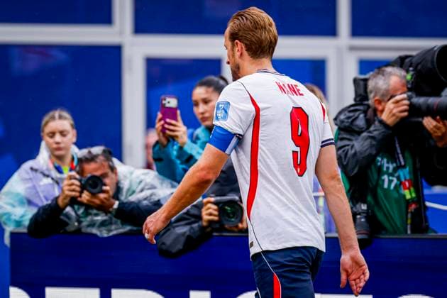 Harry Kane of England looks dejected after the final whistle , Group L - FIFA World Cup, WM, Weltmeisterschaft, Fussball 2026, England v Ghana, Boston Stadium, June 23, 2026, Boston, United States.