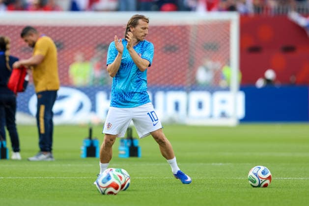 Panama v Croatia: Group L - FIFA World Cup, WM, Weltmeisterschaft, Fussball 2026 Luka Modric of Croatia warm up before the FIFA World Cup 2026 Group L match between Panama and Croatia at Toronto Stadium on June 23, 2026 in Toronto, Canada.  SanjinxStrukic PIXSELL