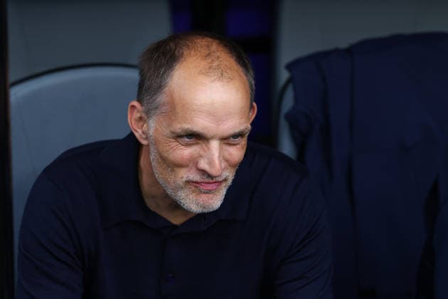 FIFA World Cup, WM, Weltmeisterschaft, Fussball 2026: England v Ghana BOSTON, USA - 23rd June 2026: England Head Coach Thomas Tuchel looks on during the FIFA World Cup 2026 Group L match between England and Ghana at Boston Stadium Boston Boston Stadium United States of America Copyright: xCraigxMercerx xPeakxActionxPhotosx