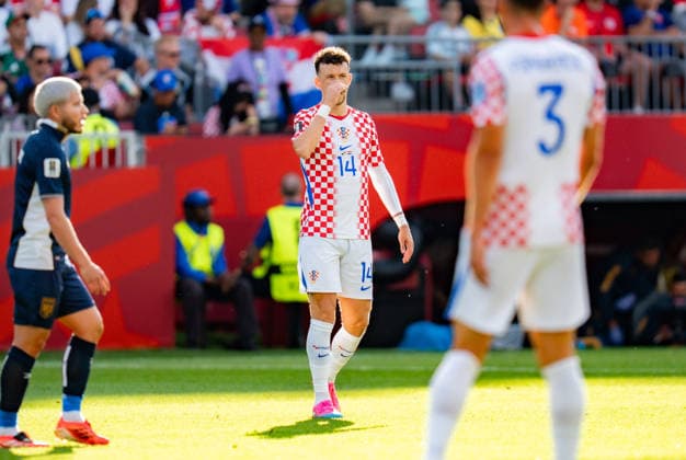 FIFA Fussball Weltmeisterschaft 2026, Gruppe L, Spiel 2, Panama vs. Kroatien, 23.06.2026 im Toronto Stadium, Toronto Ivan Perisic (Kroatien) *** 2026 FIFA World Cup, Group L, Match 2, Panama vs. Croatia, June 23, 2026, at Toronto Stadium, Toronto. Ivan Perisic, Croatia,detected_source_language Copyright: xBahhoxKarax