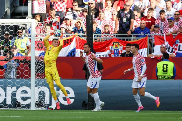 Panama v Croatia: Group L - FIFA World Cup, WM, Weltmeisterschaft, Fussball 2026 Croatia Goalkeeper Dominik Livakovic in action during the FIFA World Cup 2026 Group L match between Panama and Croatia at Toronto Stadium on June 23, 2026 in Toronto, Canada.  SanjinxStrukic PIXSELL
