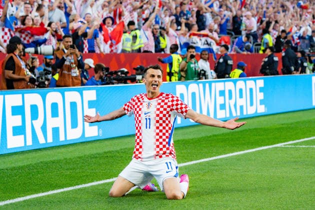 FIFA Fussball Weltmeisterschaft 2026, Gruppe L, Spiel 2, Panama vs. Kroatien, 23.06.2026 im Toronto Stadium, Toronto Tor zum 0:1 durch Ante Budimir (Kroatien) *** 2026 FIFA World Cup, Group L, Match 2, Panama vs. Croatia, June 23, 2026, at Toronto Stadium, Toronto. Goal to make it 0–1 by Ante Budimir (Croatia),detected_source_language Copyright: xBahhoxKarax
