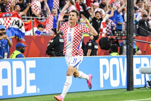Panama national team, Nationalteam vs Croatia National Team. FIFA World Cup, WM, Weltmeisterschaft, Fussball 2026 Group L match. Ante BUDIMIR (11) celebrates after scoring the opening goal for Croatia National team dutring the match played between the National Teams of Croatia and Panama. FIFA World Cup 2026 Group L match, played on 23.06.26 at the Toronto Stadium in Toronto, Ontario, Canada. Photo Jose Campos PMEimages Copyright: xJosexCamposx xPMEimagesx