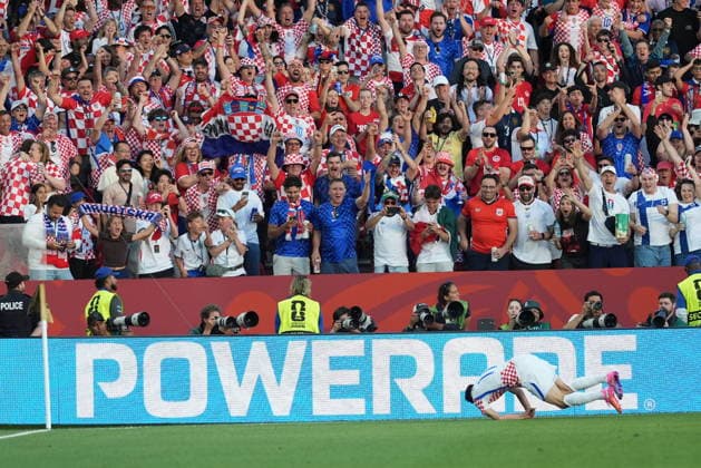 Panama v Croatia - FIFA World Cup, WM, Weltmeisterschaft, Fussball 2026 - Group L TORONTO, CANADA - JUNE 23: Ante Budimir of Croatia celebrates after scoring a goal during the 2026 FIFA World Cup First Stage Group L match between Panama and Croatia at Toronto Stadium (BMO Field) in Toronto, Ontario, Canada on June 23, 2026. Mert Alper Dervis Anadolu Ontario Canada. Editorial use only. Please get in touch for any other usage.  Copyright: x2026xAnadoluxMertxAlperxDervisx