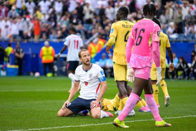 Fußball, WM 2026, 20260623, England - Ghana. Im Bild Harry KANE (England, 9), verpasste Torchance. Foxborough Boston-Stadion Massachusetts Vereinigte Staaten von Amerika *** Soccer, 2026 World Cup, 20260623, England vs. Ghana. Pictured Copyright: Passion2Press MarkusxFischerx