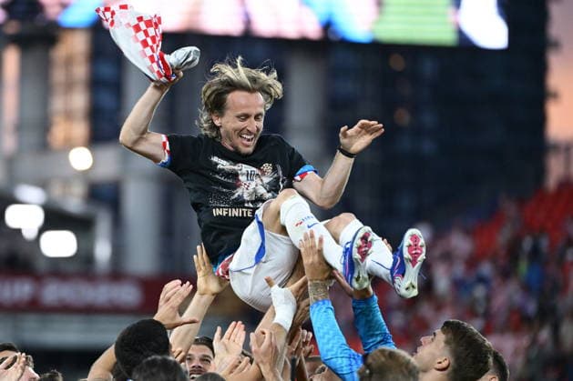 Toronto, Canada, 240626. BMO Field stadium. FIFA World Cup, WM, Weltmeisterschaft, Fussball 2026. Football match of the 2nd round of group L, Panama - Croatia. In the photo: Luka Modric. Photo: Boris Kovacev CROPIX Copyright: xxBorisxKovacevx panama_hrvatska146-240626