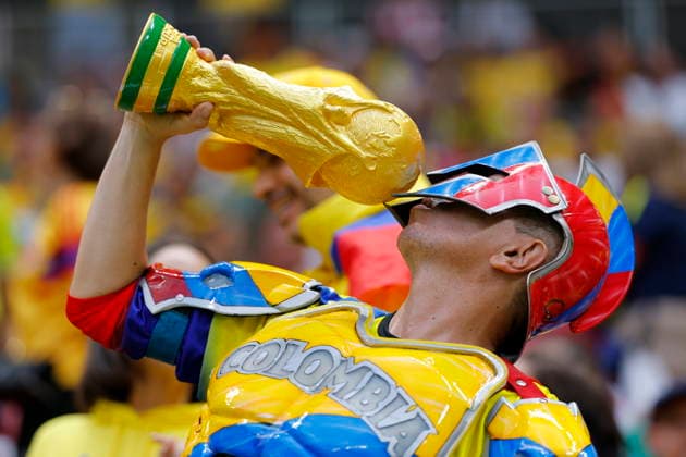 FIFA World Cup, WM, Weltmeisterschaft, Fussball 2026 - Group K - Colombia vs DR Congo A fan of Colombia poses ahead of the FIFA World Cup 2026 group stage soccer match between Colombia and DR Congo in Guadalajara, Mexico, 23 June 2026. GUADALAJARA Mexico  Copyright: xFRANCISCOxGUASCOx