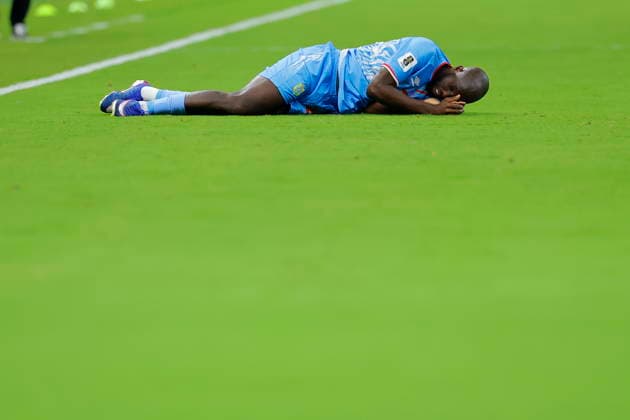 FIFA World Cup, WM, Weltmeisterschaft, Fussball 2026 - Group K - Colombia vs DR Congo Yoane Wissa of Congo reacts during a FIFA World Cup 2026 Group K soccer match between Colombia and DR Congo in Guadalajara, Mexico, 23 June 2026. GUADALAJARA Mexico  Copyright: xFRANCISCOxGUASCOx