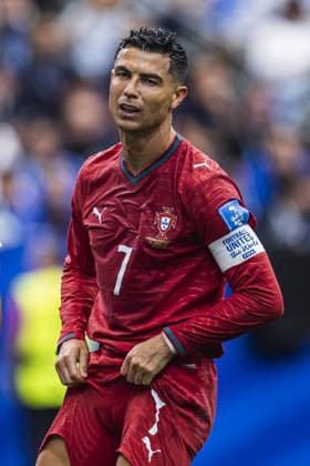 Cristiano Ronaldo of Portugal reacts during the FIFA World Cup, WM, Weltmeisterschaft, Fussball 2026 Group K match between Portugal and Uzbekistan at Houston Stadium on June 23th,2026 (Photo by Joao Bravo Sports Press Photo) (Joao Bravo Sports Press Photo SPP)  Copyright: xJoaoxBravo SportsxPressxPhotox xSPPx Sportspressphoto_SPR174692