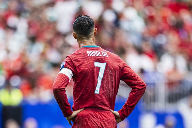 Cristiano Ronaldo of Portugal looks on during the FIFA World Cup, WM, Weltmeisterschaft, Fussball 2026 Group K match between Portugal and Uzbekistan at Houston Stadium on June 23th,2026 (Photo by Joao Bravo Sports Press Photo) (Joao Bravo Sports Press Photo SPP)  Copyright: xJoaoxBravo SportsxPressxPhotox xSPPx Sportspressphoto_SPR174837