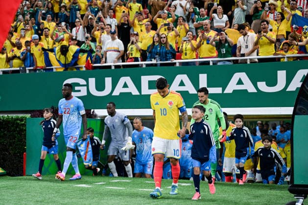 James Rodriguez of Colombia exits the tunnel prior to FIFA Men’s World Cup 2026 Group Stage football match between Colombia and Congo DR at Guadalajara Stadium, in Guadalajara on June 23th 2026 (Photo by Nayra Halm SPP)  Copyright: xNayraxHalm SPPx Sportspressphoto_SPR174977
