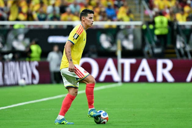 James Rodriguez of Colombia controls the ball during a FIFA Men’s World Cup 2026 Group Stage football match between Colombia and Congo DR at Guadalajara Stadium, in Guadalajara on June 23th 2026 (Photo by Nayra Halm SPP)  Copyright: xNayraxHalm SPPx Sportspressphoto_SPR175028