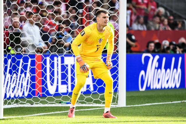 Panama national team, Nationalteam vs Croatia National Team. FIFA World Cup, WM, Weltmeisterschaft, Fussball 2026 Group L match. Dominik LIVAKOVIC (1) during the match played between the National Teams of Croatia and Panama. FIFA World Cup 2026 Group L match, played on 23.06.26 at the Toronto Stadium in Toronto, Ontario, Canada. Photo Jose Campos PMEimages Toronto Ontario Canada Copyright: xJosexCamposx xPMEimagesx