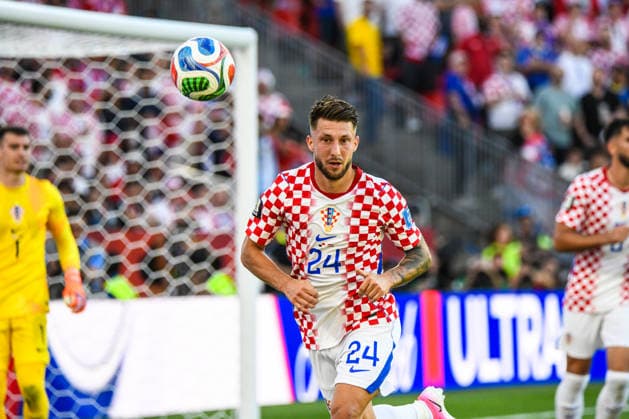 Panama national team, Nationalteam vs Croatia National Team. FIFA World Cup, WM, Weltmeisterschaft, Fussball 2026 Group L match. Marco PASALIC (24) during the match played between the National Teams of Croatia and Panama. FIFA World Cup 2026 Group L match, played on 23.06.26 at the Toronto Stadium in Toronto, Ontario, Canada. Photo Jose Campos PMEimages Toronto Ontario Canada Copyright: xJosexCamposx xPMEimagesx