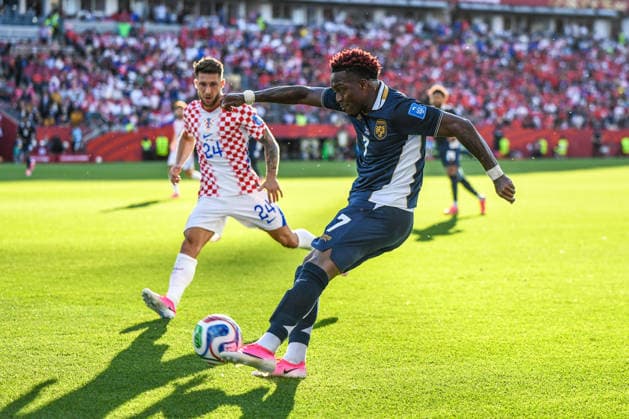 Panama national team, Nationalteam vs Croatia National Team. FIFA World Cup, WM, Weltmeisterschaft, Fussball 2026 Group L match. Jose Luis Rodriguez (7) during the match played between the National Teams of Croatia and Panama. FIFA World Cup 2026 Group L match, played on 23.06.26 at the Toronto Stadium in Toronto, Ontario, Canada. Photo Jose Campos PMEimages Toronto Ontario Canada Copyright: xJosexCamposx xPMEimagesx