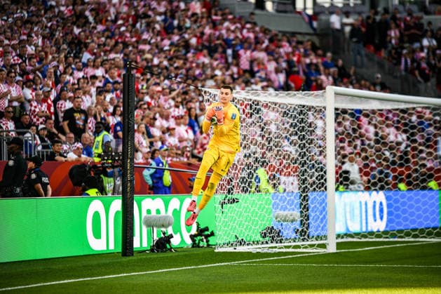 Panama national team, Nationalteam vs Croatia National Team. FIFA World Cup, WM, Weltmeisterschaft, Fussball 2026 Group L match. Dominik LIVAKOVIC (1) during the match played between the National Teams of Croatia and Panama. FIFA World Cup 2026 Group L match, played on 23.06.26 at the Toronto Stadium in Toronto, Ontario, Canada. Photo Jose Campos PMEimages Toronto Ontario Canada Copyright: xJosexCamposx xPMEimagesx