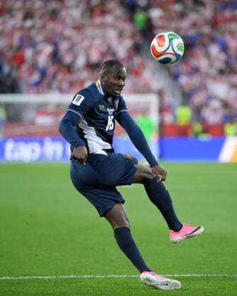 June 23, 2026, Toronto, Ontario, Canada: Cecilio Waterman ( 18) of Panama kicks the ball during the 2026 FIFA World Cup, WM, Weltmeisterschaft, Fussball game between Panama and Croatia at Toronto Stadium. Croatia won the match 1-0. Sports News - June 23, 2026  - ZUMAv136 20260623_zsp_v136_032 Copyright: xJeffxVoganx