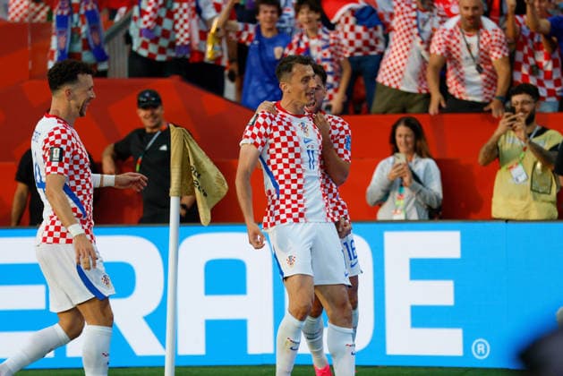 TORONTO, CANADA - JUNE 24: Croatia during the FIFA World Cup, WM, Weltmeisterschaft, Fussball group stage match between Panama and Croatia at Toronto Stadium on June 24, 2026 in Toronto, Canada. Photo by Joseph Victor Copyright: xJosephxVictorx