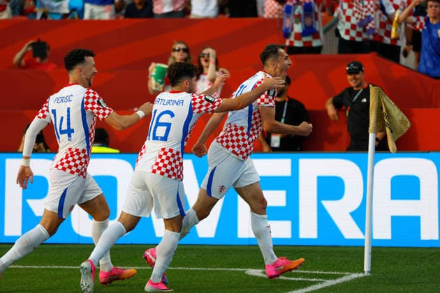 TORONTO, CANADA - JUNE 24: Croatia during the FIFA World Cup, WM, Weltmeisterschaft, Fussball group stage match between Panama and Croatia at Toronto Stadium on June 24, 2026 in Toronto, Canada. Photo by Joseph Victor Copyright: xJosephxVictorx