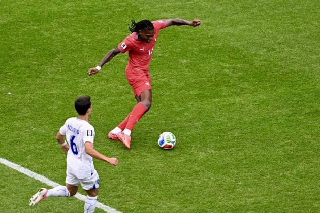 Rafael Leao (POR), JUNE 23, 2026 - Football Soccer : FIFA World Cup, WM, Weltmeisterschaft, Fussball 2026 Group K match between Portugal - Uzbekistan at Houston Stadium in Houston, Texas, USA.  aflo_335498424 KenjiroxMatsuox