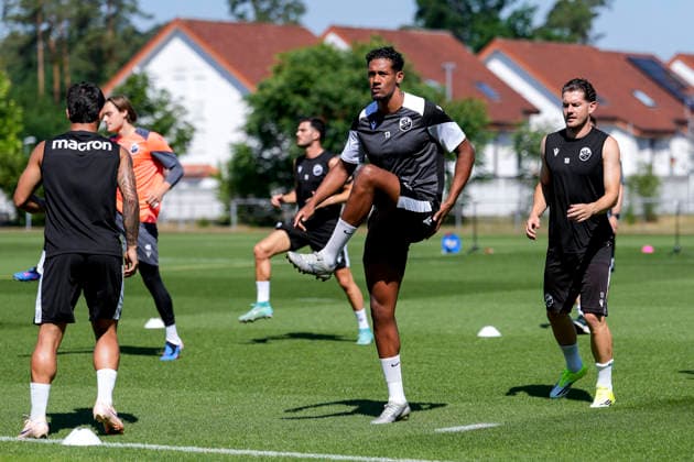 Football, RL South-West, SV Sandhausen, start of pre-season training