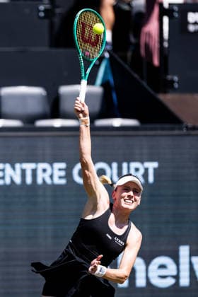 BAD HOMBURG, GERMANY - JUNE 24: Ekaterina Alexandrova during the Bad Homburg Open powered by Solarwatt Singles match between Ekaterina Alexandrova vs Mirra Andreeva at Kurpark Bad Homburg on June 24, 2026 in Bad Homburg, Germany. Hessen Germany Copyright: xSteffiexWunderlx