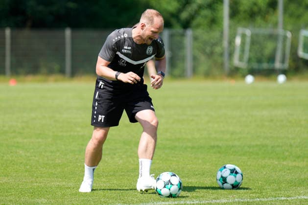 24.06.2026, Trainingsplatz, Meppen, GER, Fußball, 3. Liga: Trainingsauftakt des SV Meppen, Patrick Theodor (Torwart-Trainer), DFL REGULATIONS PROHIBIT ANY USE OF PHOTOGRAPHS AS IMAGE SEQUENCES AND OR QUASI-VIDEO. Meppen Niedersachsen Deutschland Trainingsplatz *** June 24, 2026, Training Field, Meppen, GER, Soccer, 3rd Division