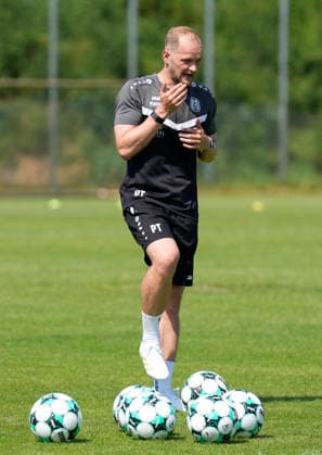 24.06.2026, Trainingsplatz, Meppen, GER, Fußball, 3. Liga: Trainingsauftakt des SV Meppen, Patrick Theodor (Torwart-Trainer) DFL REGULATIONS PROHIBIT ANY USE OF PHOTOGRAPHS AS IMAGE SEQUENCES AND OR QUASI-VIDEO. Meppen Niedersachsen Deutschland Trainingsplatz *** June 24, 2026, Training Field, Meppen, GER, Soccer, 3rd Division