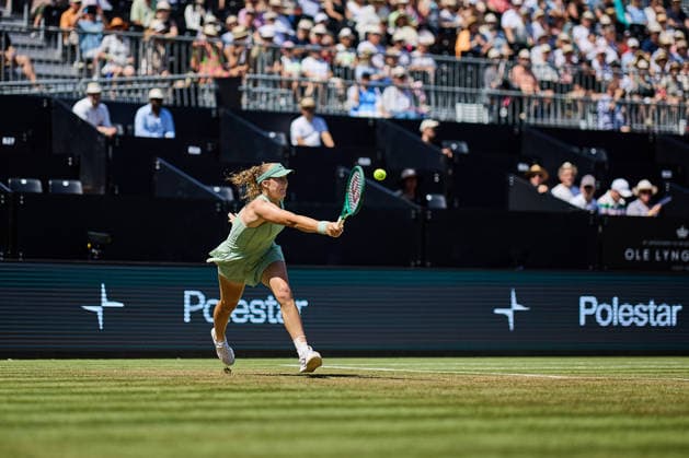 June 24, 2026, Bad Homburg, Hessen, Germany: Mirra Andreeva returns with forehand to Ekaterina Alexandrova during the BAD HOMBURG OPEN powered by SOLARWATTT- WTA500 - Womens Tennis, 24.6.2026 in Bad Homburg (Tennis-Club Bad Homburg), Germany - Photo: Tennis 2026: Bad Hombug Open - WTA500: ALEXANDROVA 6:3 6:4 ANDREEVA  - ZUMAs343 20260624_zsp_s343_031 Copyright: xMathiasxSchulzx