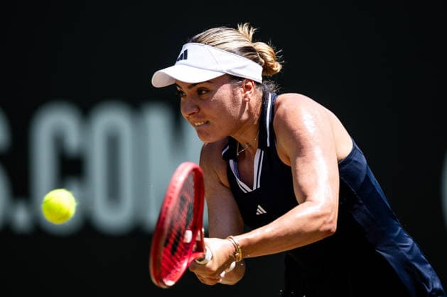 BAD HOMBURG, GERMANY - JUNE 24: Elena-Gabriela Ruse (ROU) during the Bad Homburg Open powered by Solarwatt Singles match between Anna Kalinskaya vs Elena-Gabriela Ruse (ROU) at Kurpark Bad Homburg on June 24, 2026 in Bad Homburg, Germany. Hessen Germany Copyright: xSteffiexWunderlx