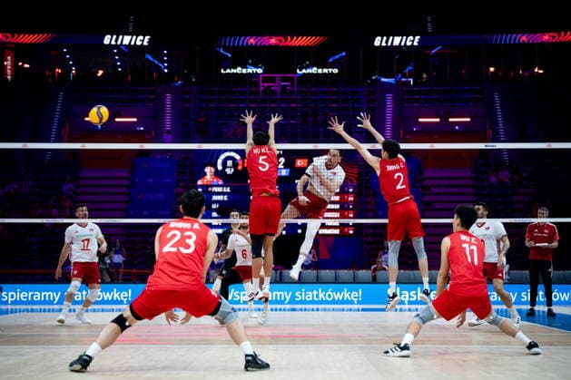 Volleyball, Nations League, China v Turkey