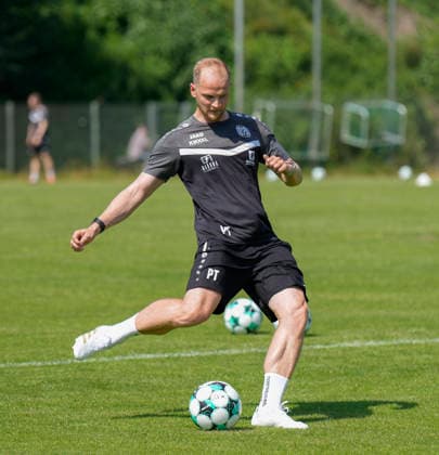 24.06.2026, Trainingsplatz, Meppen, GER, Fußball, 3. Liga: Trainingsauftakt des SV Meppen, Patrick Theodor (Torwart-Trainer) DFL REGULATIONS PROHIBIT ANY USE OF PHOTOGRAPHS AS IMAGE SEQUENCES AND OR QUASI-VIDEO. Meppen Niedersachsen Deutschland Trainingsplatz *** June 24, 2026, Training Field, Meppen, GER, Soccer, 3rd Division