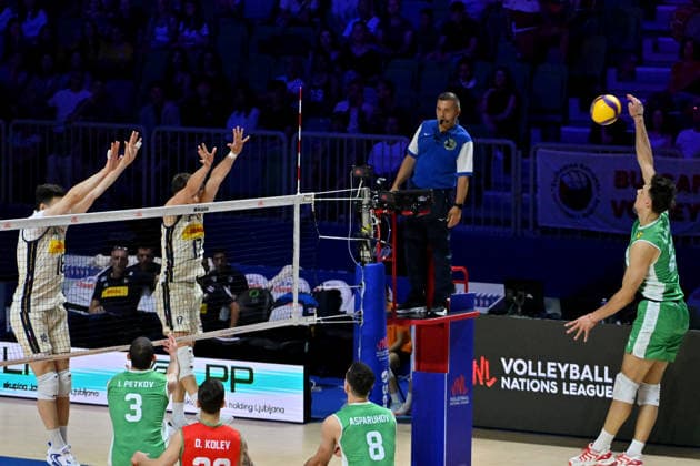 LJUBLJANA, SLOVENIA - JUNE 24: during the FIVB Men s Volleyball Nations League match between Bulgaria and Italy at Arena Stozice, Ljubljana on June 24, 2026 in Ljubljana, Slovenia. (Photo by Igor Kupljenik Sports Press Photo).  Copyright: xIgorxKupljenikx xSPPx Sportspressphoto_SPR175108