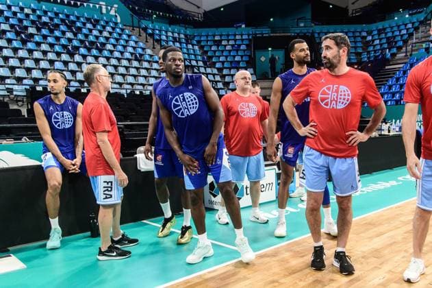 Entrainement de l équipe de France au palais des sports de Pau pour la qualification de la Coupe du Monde FIBA 2027 PHOTOPQR SUD OUEST Quentin TOP ; Pau ; 24 06 2026 ; Entrainement de l équipe de France au palais des sports de Pau pour la qualification de la Coupe du Monde FIBA 2027 Frédéric Fauthoux Pau, France, june 24th 2026 Basket. French national team, Nationalteam training session at the Palais des Sports in Pau for the FIBA ??World Cup 2027 qualifiers Pau BEARN France  Copyright: xPHOTOPQR SUDxOUEST MAXPPPxQuentinxTOPx 20260624SDO8549 20260624SDO8549