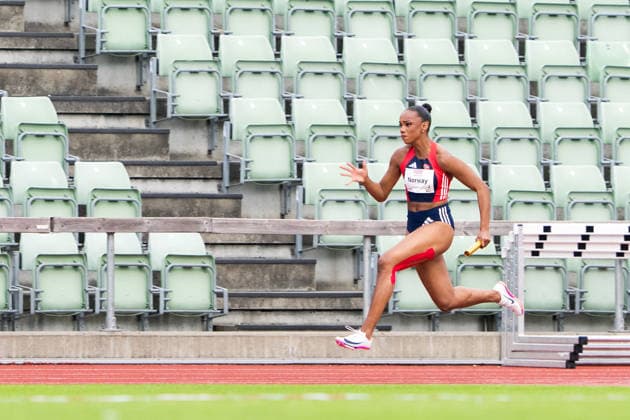260624 Sofie F. Murai-Ubby of Norway competes in women™s 4x100 meters relay during the athletics competition Boysen Memorial on June 24, 2026 in Oslo. Photo: Marius Nordnes BILDBYRAN COP 185 MX0001 friidrott athletics friidrett boysen memorial norge bbeng dam *** June 24, 2026: Sofie F. Murai Ubby of Norway competes in the women’s 4x100-meter relay during the Boysen Memorial track and field meet on June 24, 2026 in Oslo. Photo by Marius Nordnes, BILDBYRAN COP 185 MX0001. track and field, athletics, friidrett, Boysen Memorial, Norway, women s  Copyright: MARIUSxNORDNES BB260624BB696