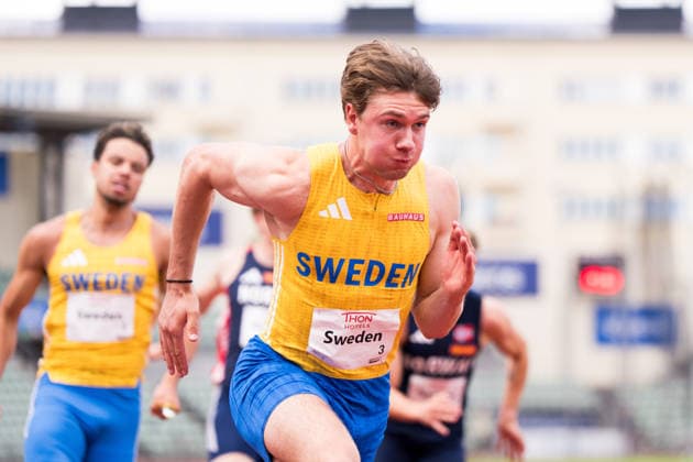260624 Linus Pihl of Sweden competes in men™s 4x100 meters relay during the athletics competition Boysen Memorial on June 24, 2026 in Oslo. Photo: Marius Nordnes BILDBYRAN COP 185 MX0001 friidrott athletics friidrett boysen memorial norge bbeng sverige sweden *** June 24, 2026: Linus Pihl of Sweden competes in the men’s 4x100-meter relay during the Boysen Memorial track and field meet on June 24, 2026 in Oslo. Photo by Marius Nordnes, BILDBYRAN COP 185 MX0001. track and field athletics friidrett Boysen Memorial Norway bbeng Sweden  Copyright: MARIUSxNORDNES BB260624BB709