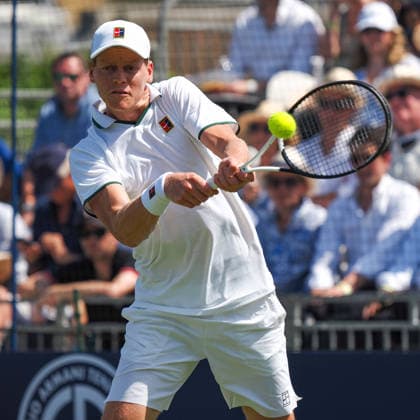 Jannik Sinner on his way to victory over Cameron Norrie during the Giorgio Armani Tennis Classic at the Hurlingham Club, London, UK on 24 June 2026. Copyright: xPhilxHutchinsonx 45160013