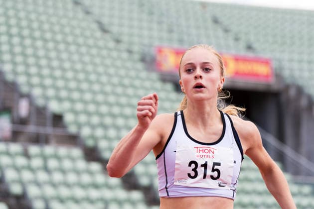 260624 Frida Johanna Valstad Elsness Tjalve of Norway competes in women™s 400 meter during the athletics competition Boysen Memorial on June 24, 2026 in Oslo. Photo: Marius Nordnes BILDBYRAN COP 185 MX0001 friidrott athletics friidrett boysen memorial norge bbeng dam *** June 24, 2026: Frida Johanna Valstad Elsness Tjalve of Norway competes in the women’s 400-meter race during the Boysen Memorial track and field meet on June 24, 2026 in Oslo. Photo by Marius Nordnes, BILDBYRAN COP 185 MX0001. track and field, athletics, friidrett, Boysen Memorial, Norway, women s  Copyright: MARIUSxNORDNES BB260624BB737