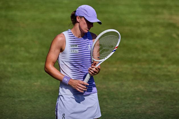 June 24, 2026, Bad Homburg, Hessen, Germany: Iga Swiatek of Poland on Court during her Match against Emma Navarro of United States during the BAD HOMBURG OPEN powered by SOLARWATTT- WTA500 - Womens Tennis, 24.6.2026 in Bad Homburg (Tennis-Club Bad Homburg), Germany - Photo: Tennis 2026: Bad Hombug Open - WTA500: NAVARO Vs SWIATEK  - ZUMAs343 20260624_zsp_s343_074 Copyright: xMathiasxSchulzx