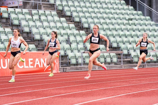 260624 Anna Krab Scheibelein of Denmark, Mar Segura of Spain, Josephine Thoor Dunder of Sweden and Jeanine Nygard of Finland compete in women™s 400 meter during the athletics competition Boysen Memorial on June 24, 2026 in Oslo. Photo: Marius Nordnes BILDBYRAN COP 185 MX0001 friidrott athletics friidrett boysen memorial norge bbeng dam *** June 24, 2026: Anna Krab Scheibelein of Denmark, Mar Segura of Spain, Josephine Thoor Dunder of Sweden, and Jeanine Nygard of Finland compete in the women’s 400-meter race during the Boysen Memorial track and field meet on June 24, 2026 in Oslo. Photo by Marius Nordnes, BILDBYRAN COP 185 MX0001. track and field, athletics, friidrett, Boysen Memorial, Norway, women s  Copyright: MARIUSxNORDNES BB260624BB767